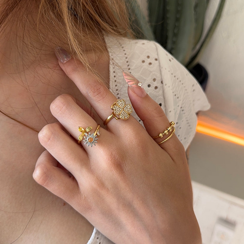 FIONAM™ Anksiyete-Stres Önleyici Yüzükler (Ayarlanabilir Boyut)