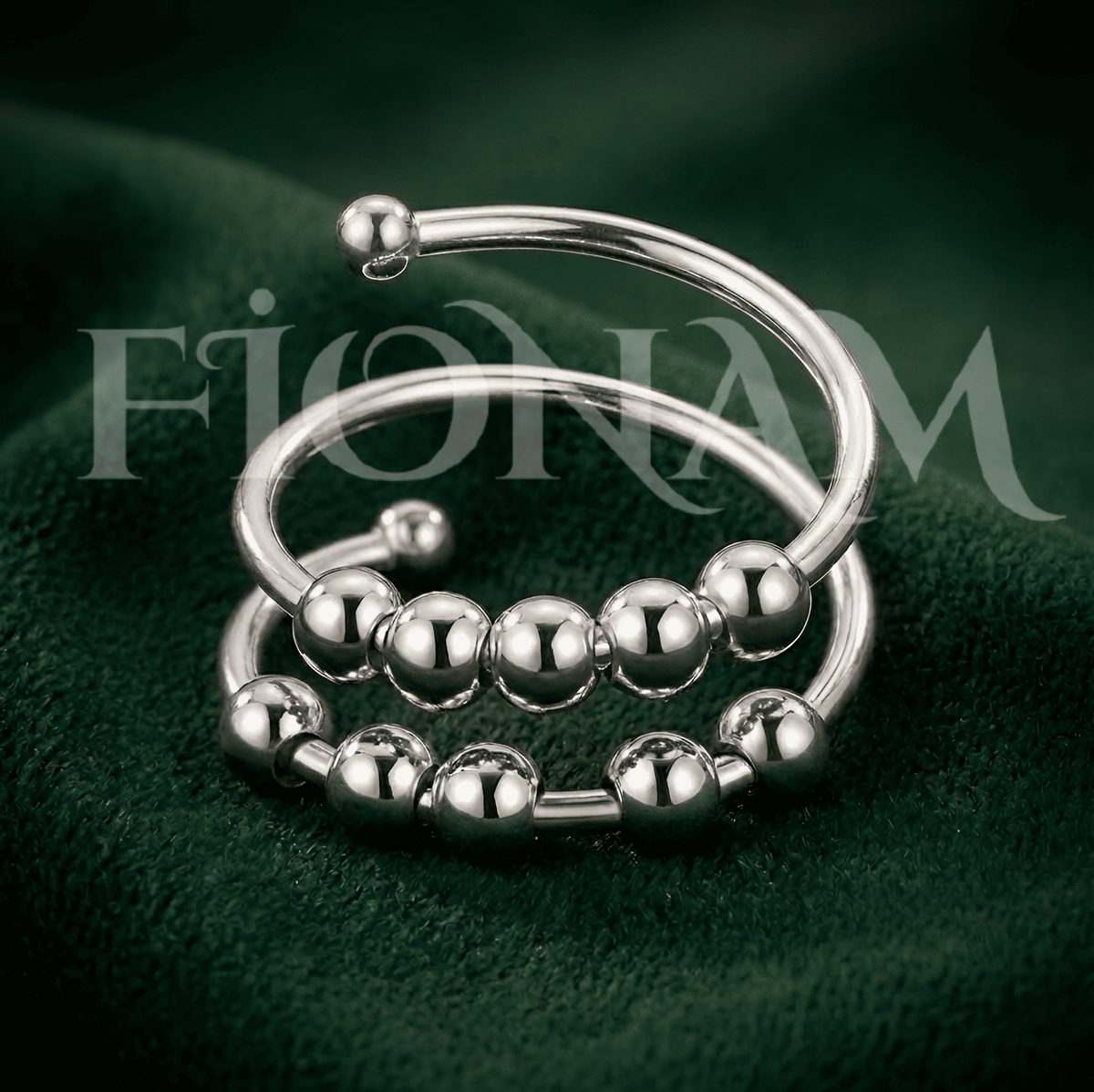FIONAM™ Anksiyete-Stres Önleyici Yüzükler (Ayarlanabilir Boyut)
