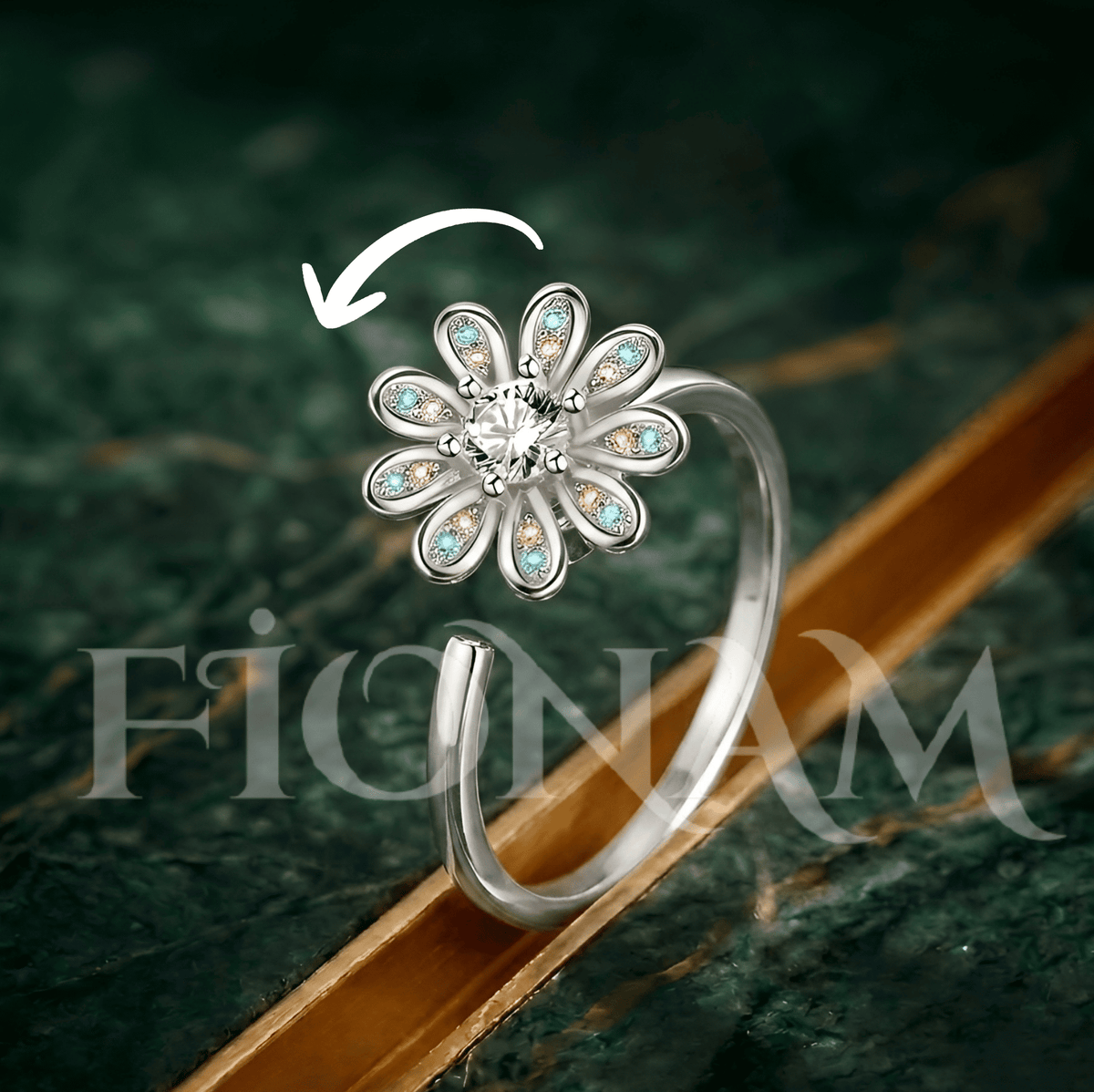 FIONAM™ Anksiyete-Stres Önleyici Yüzükler (Ayarlanabilir Boyut)