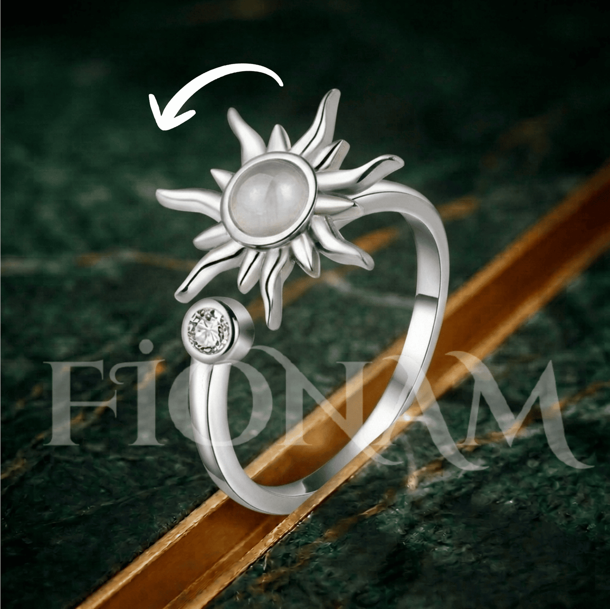 FIONAM™ Anksiyete-Stres Önleyici Yüzükler (Ayarlanabilir Boyut)