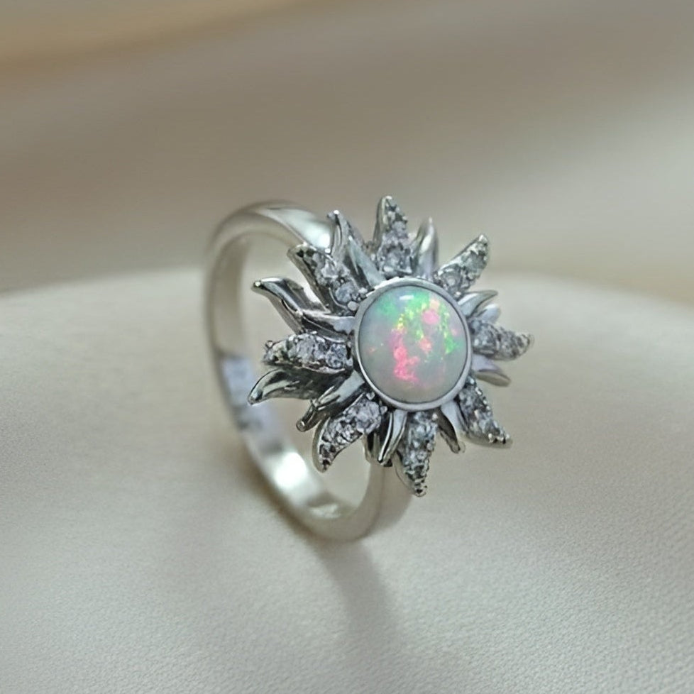 Anksiyete Önleyici Sedefli Güneş Yüzük (Ayarlanabilir Boyut)