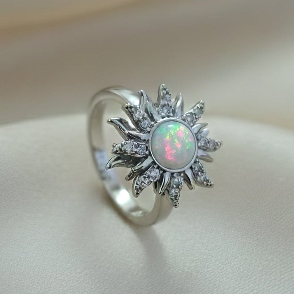 Anksiyete Önleyici Sedefli Güneş Yüzük (Ayarlanabilir Boyut)