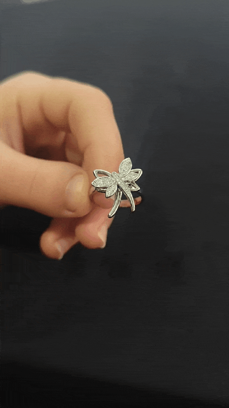 Anksiyete Önleyici Helikopter Böceği Yüzük (Ayarlanabilir Boyut)